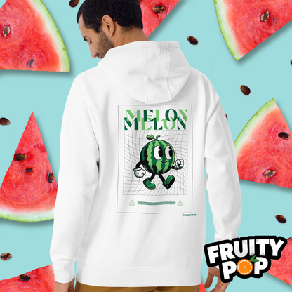 🍉 Melon Max- Melon Melon Futuristic Light Unisex Pullover Hoodie 🍉