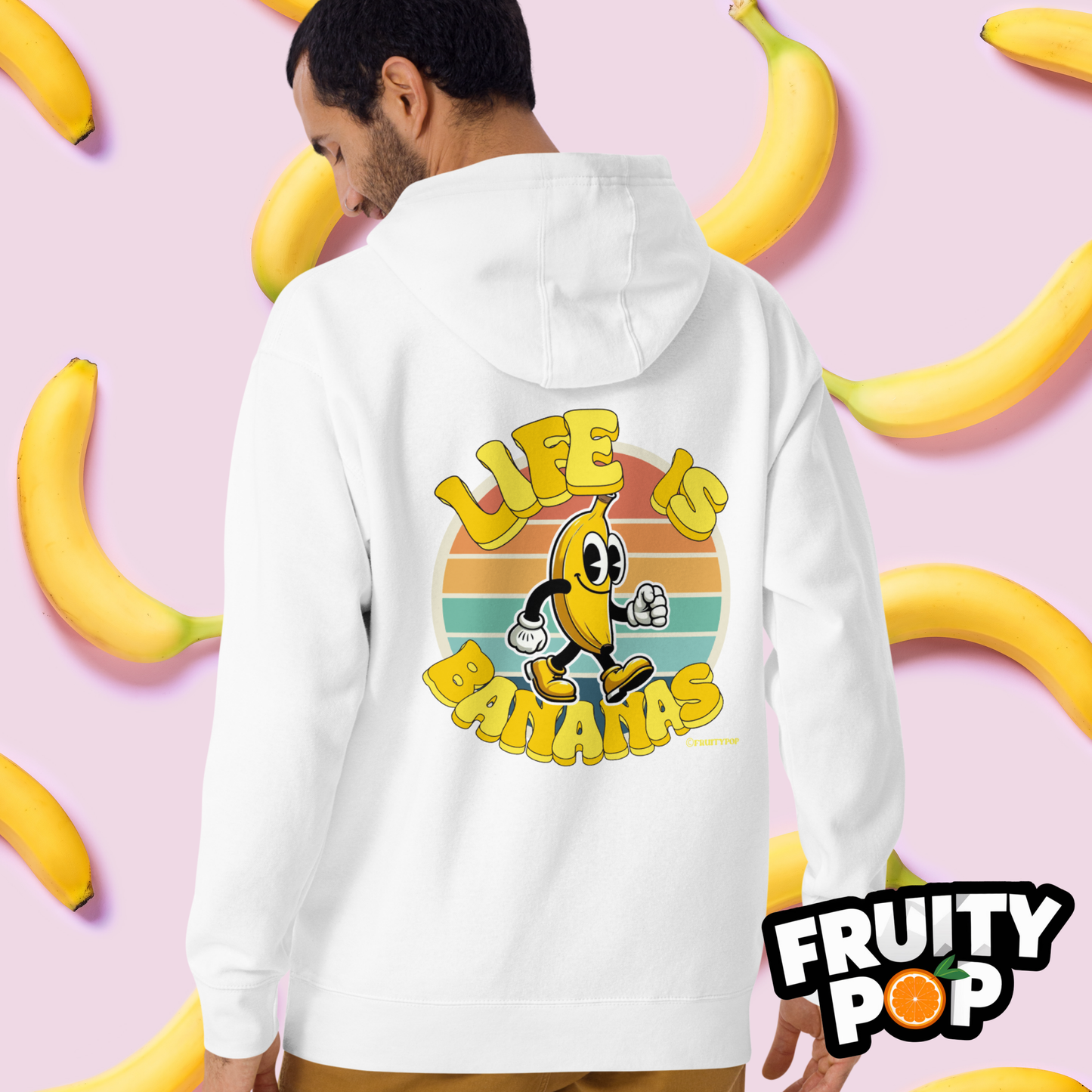 🍌 Banana Billy- Life Is Bananas Unisex Pullover Hoodie 🍌