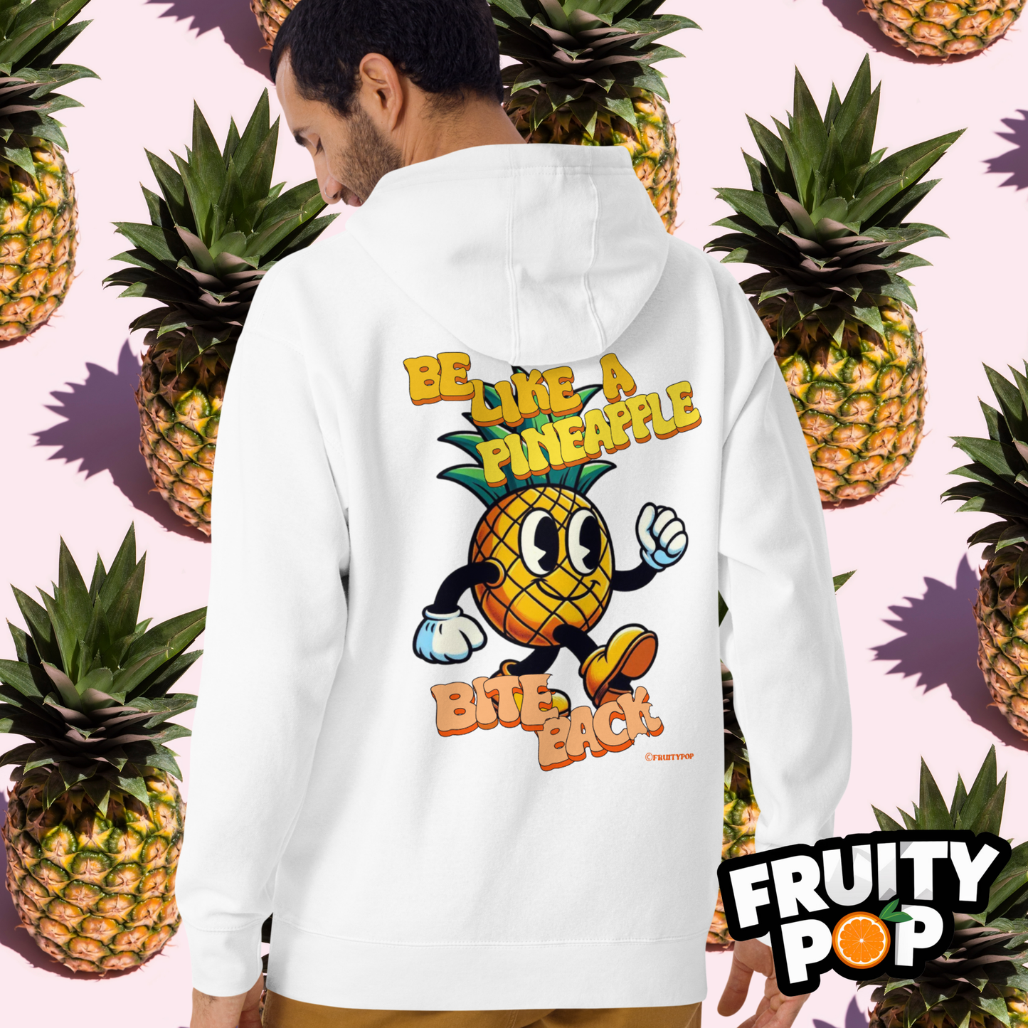 🍍 Pineapple Perry- Be Like A Pineapple Bite Back Unisex Pullover Hoodie 🍍