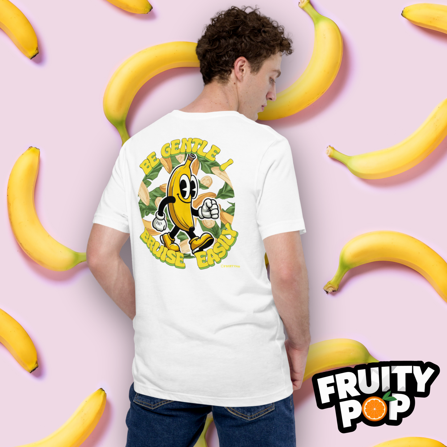 Embroidered Banana Billy- Be Gentle I Bruise Easily