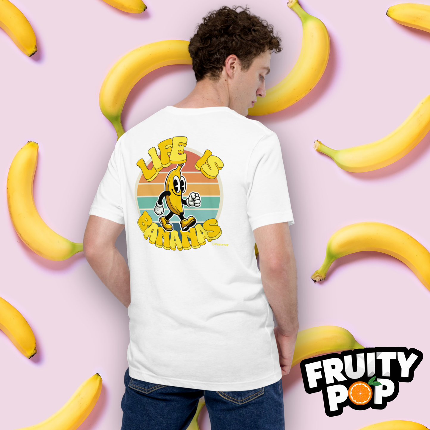 Embroidered Banana Billy- Life Is Bananas
