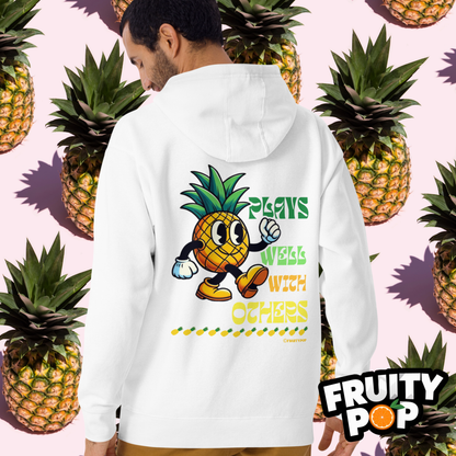 🍍 Pineapple Perry- Plays Well With Others Unisex Pullover Hoodie 🍍