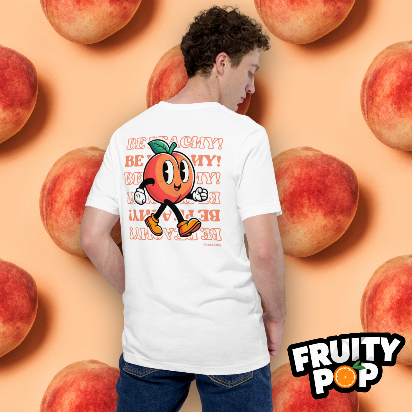 Embroidered Peach Pete- Hollow Be Peachy Be Peachy