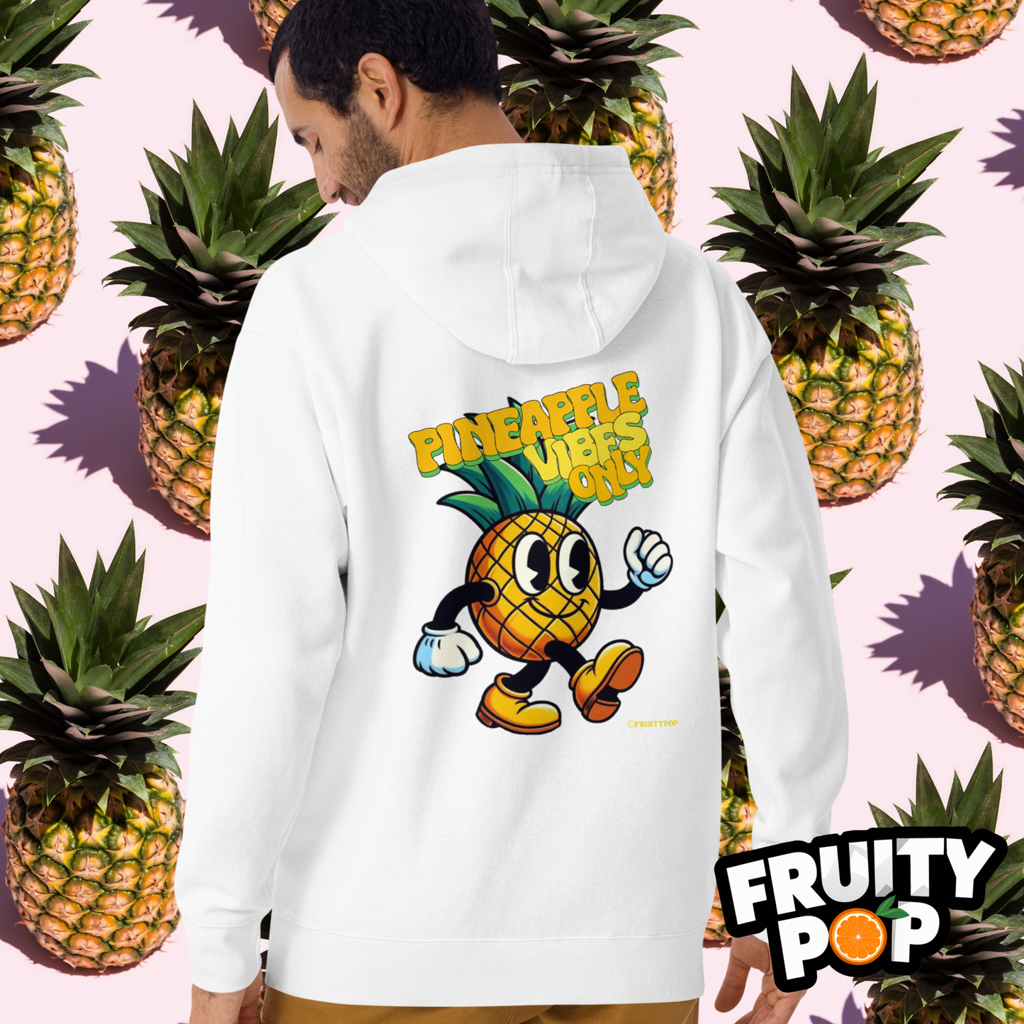 🍍 Pineapple Perry- Pineapple Vibes Only Unisex Pullover Hoodie 🍍