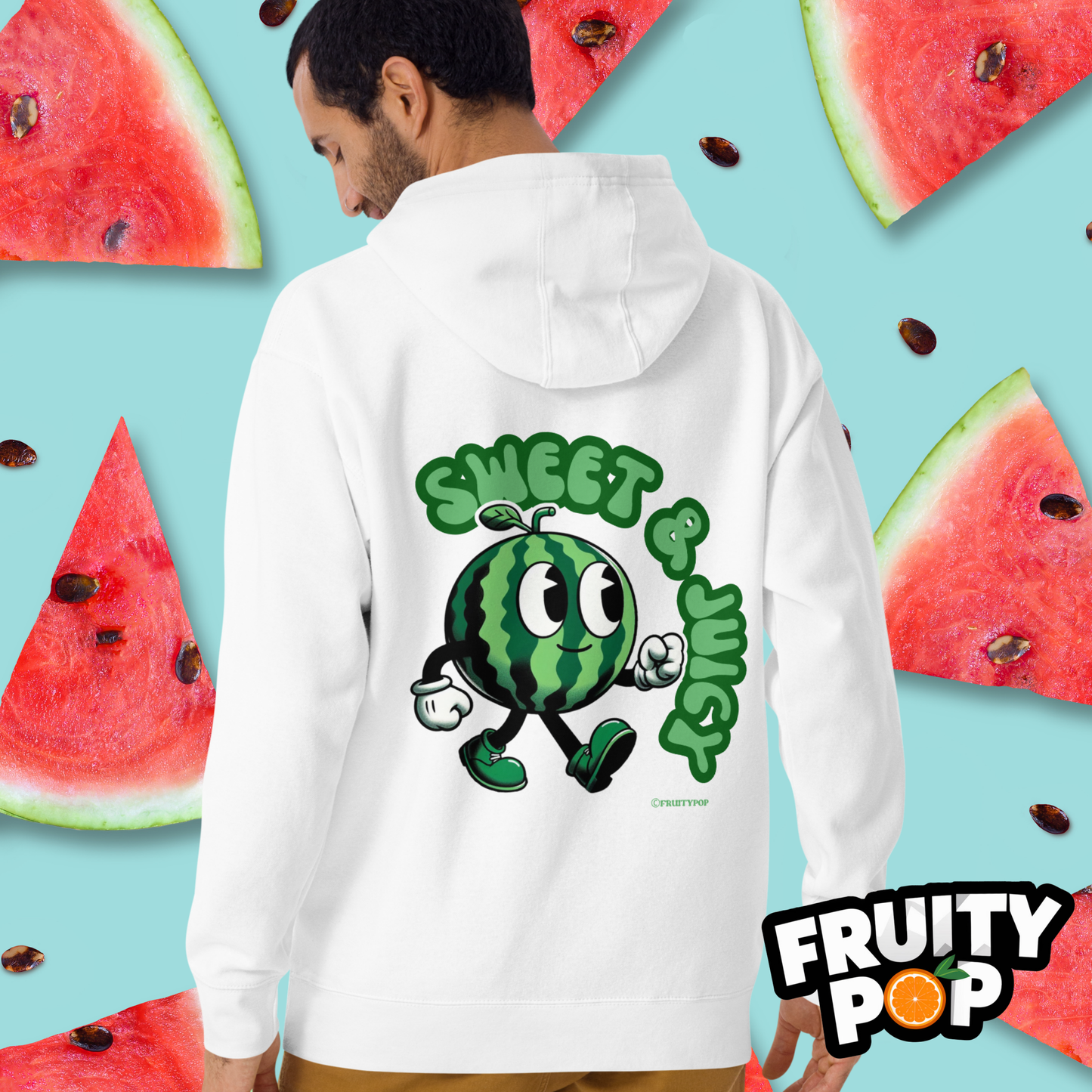 🍉 Melon Max- Sweet N' Juicy Unisex Pullover Hoodie 🍉