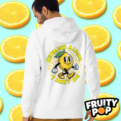 🍋 Lemon Lenny- Never Met A Lemon I Didn't Like Unisex Pullover Hoodie 🍋